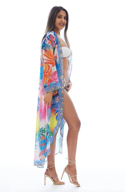Ranee's Flamingo Duster In Purple