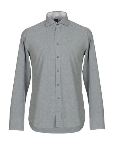 Shop Bastoncino Man Shirt Grey Size 15 ½ Cotton