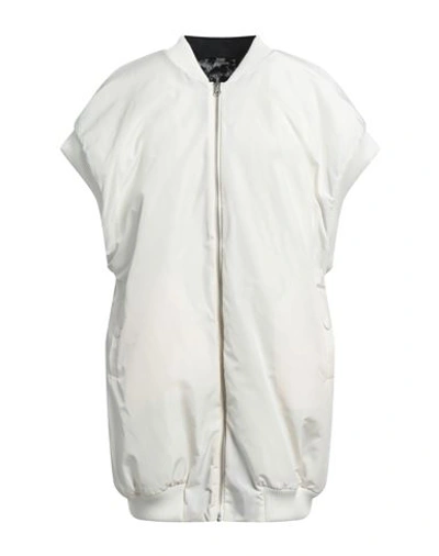 Shop Suoli Woman Jacket Ivory Size 6 Polyester, Acrylic In White