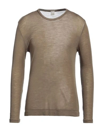 Shop Massimo Alba Man Sweater Military Green Size Xl Wool