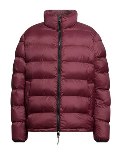 Shop Dekker Man Puffer Burgundy Size Xl Polyamide In Red