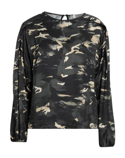 8pm Woman Blouse Steel Grey Size Xs Viscose In Grey