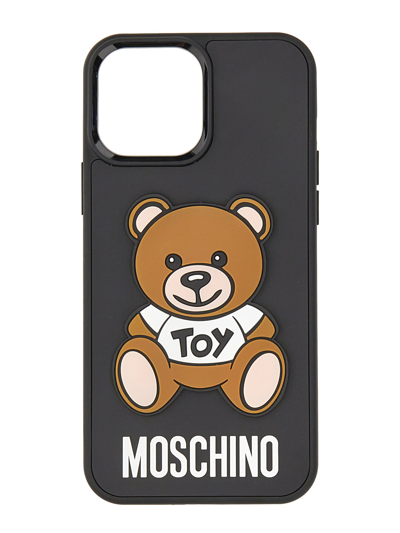 Shop Moschino Case For Iphone 13 Pro Max In Black