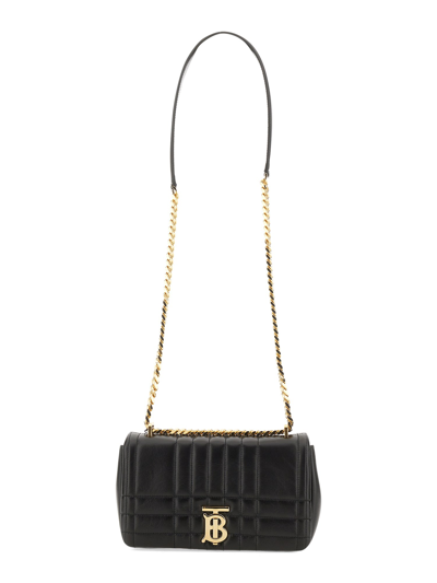Shop Burberry Quilted Bag In Black
