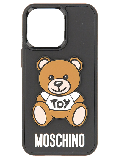 Shop Moschino Case For Iphone 13 Pro In Black