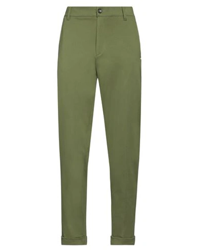 Shop Bicolore® Bicolore Man Pants Military Green Size 32 Viscose, Polyamide, Elastane