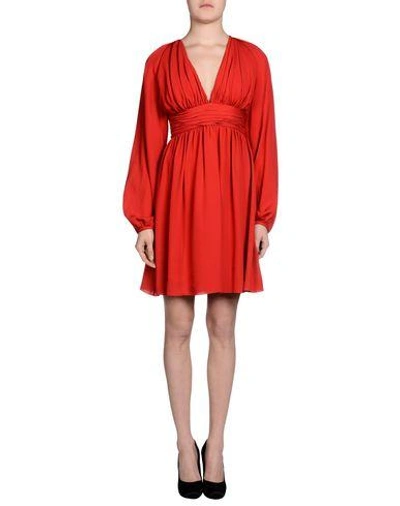 Shop Giambattista Valli Short Dress In Red