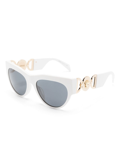 Versace Squared Sunglasses 0 Ve4479 U 55016 V In Weiss
