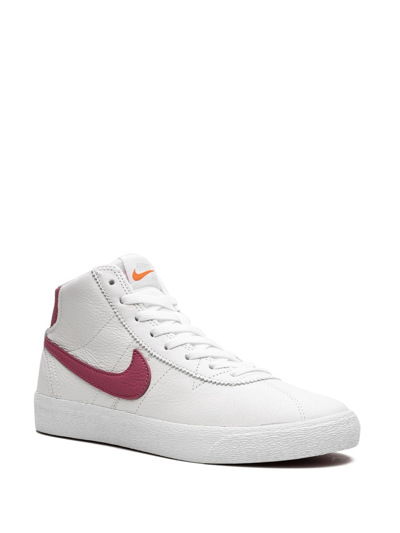 Nike Sb Bruin High Sneakers In White