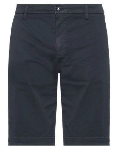 Shop Markup Man Shorts & Bermuda Shorts Midnight Blue Size 38 Cotton, Elastane