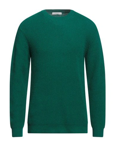 Shop Diktat Man Sweater Green Size Xxl Merino Wool