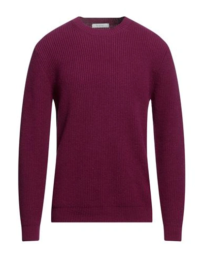 Shop Diktat Man Sweater Garnet Size L Merino Wool In Red