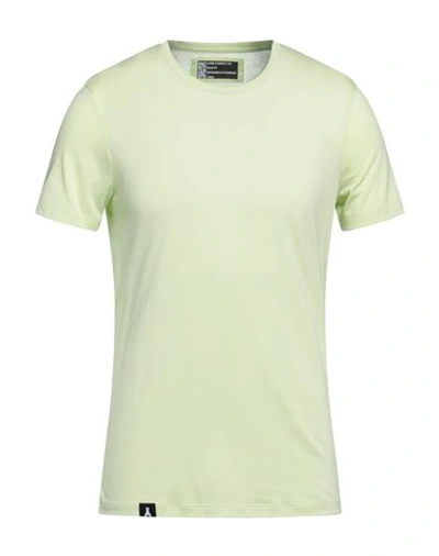 Shop Patrizia Pepe Man T-shirt Light Green Size M Lyocell, Cotton