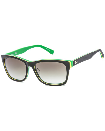 Shop Lacoste Men's L683s (315) 55mm Sunglasses In Green