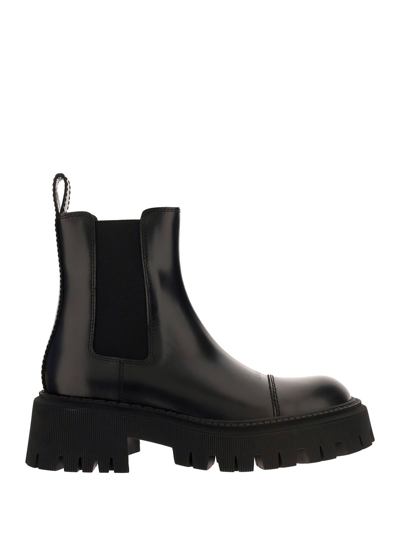 Shop Balenciaga Track Boots In Black