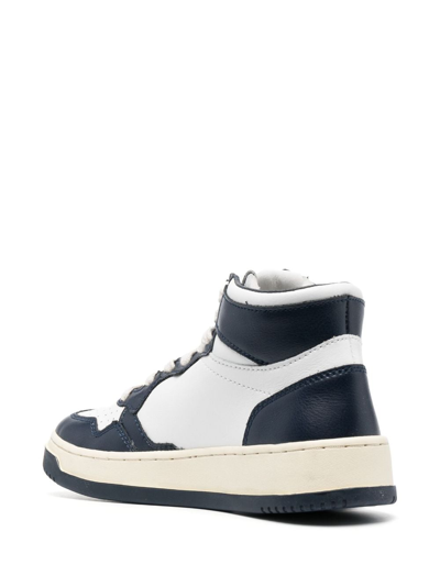 Autry High-top Lace-up Sneakers In White