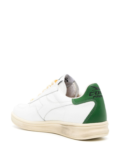 Shop Diadora B.elite H Leather Sneakers In White
