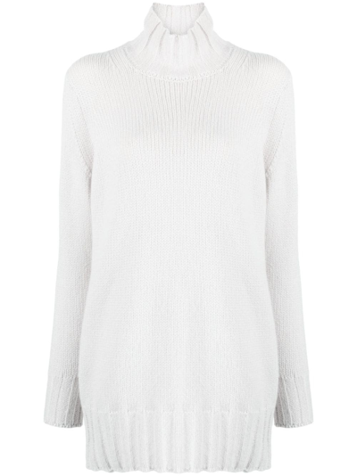 Incentive! Cashmere High-neck Cashmere Jumper In Grey