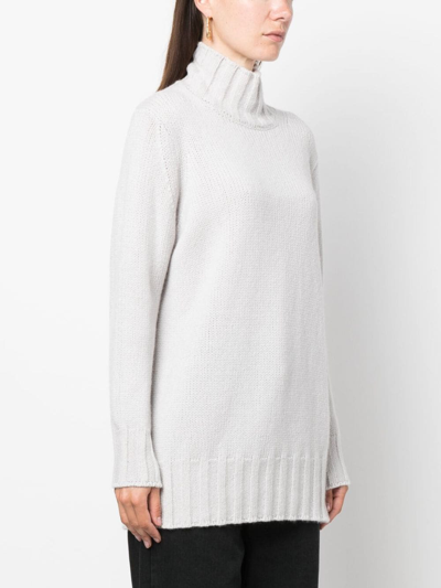 Incentive! Cashmere High-neck Cashmere Jumper In Grey