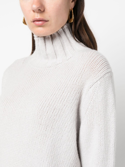 Incentive! Cashmere High-neck Cashmere Jumper In Grey