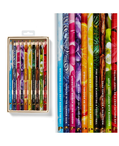 Shop Lifelines Rub & Sniff Scented Colored Pencils In Multi Colored