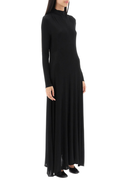 Shop Jil Sander Jersey Maxi Dress In Black