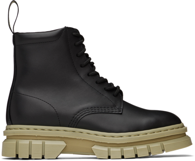 Shop Dr. Martens' Black Rikard Boots In Black Lucido