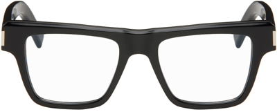 Shop Saint Laurent Black Sl 469 Glasses In 001 Black