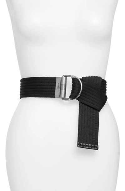 Shop Givenchy Web Belt In Black