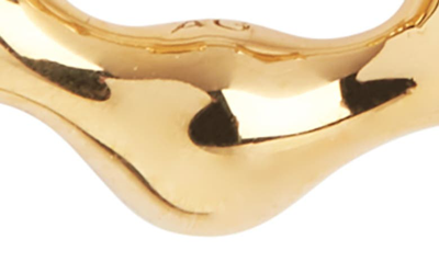 Shop Maria Black Milla Single Huggie Hoop Earring In Gold