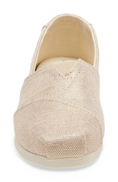 Toms Women's Printed Alpargata Flats Women's Shoes In Natural