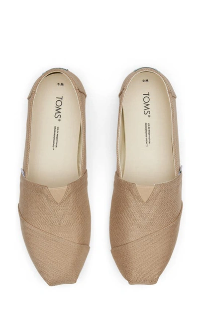 Shop Toms Alpargata Slip-on In Natural