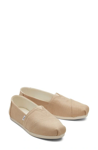 Toms Women's Printed Alpargata Flats Women's Shoes In Natural