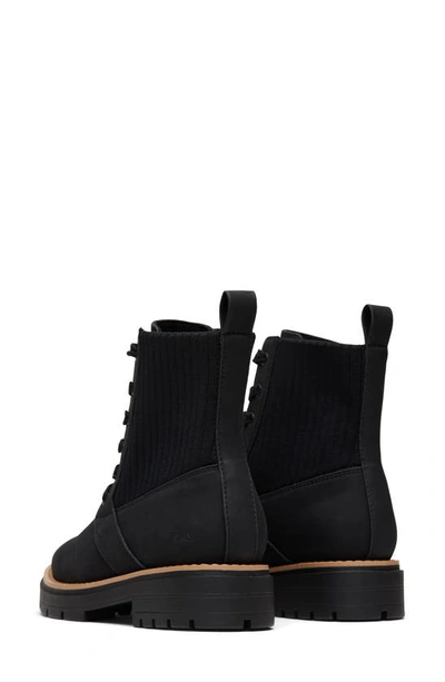 Shop Toms Ionie Lace-up Boot In Black