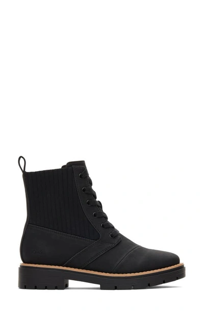 Shop Toms Ionie Lace-up Boot In Black