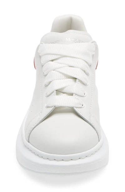 Shop Alexander Mcqueen Platform Sneaker In White/ Multi Pink