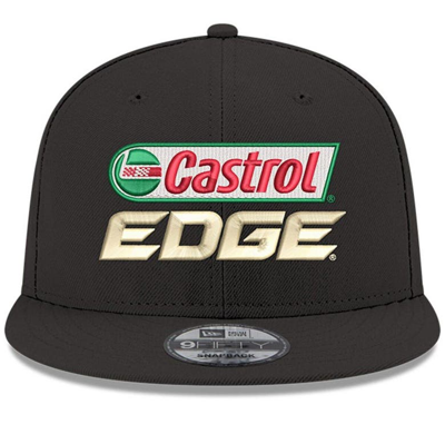 NEW ERA NEW ERA  BLACK BRAD KESELOWSKI CASTROL EDGE 9FIFTY SPONSOR SNAPBACK HAT 