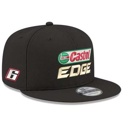 NEW ERA NEW ERA  BLACK BRAD KESELOWSKI CASTROL EDGE 9FIFTY SPONSOR SNAPBACK HAT 