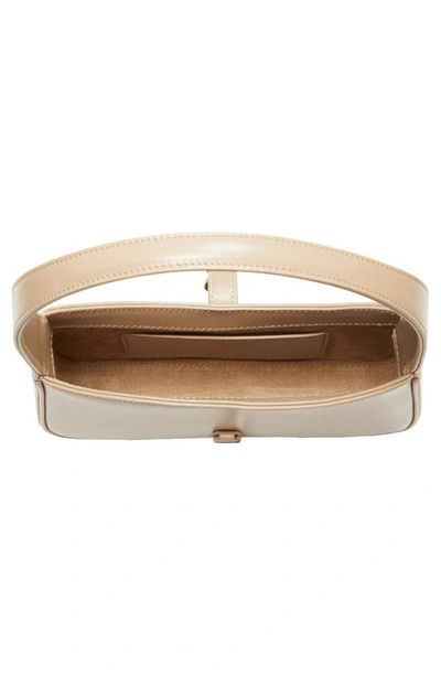 Saint Laurent Womens Le 5 À 7 Leather Shoulder Bag Rosy Sand In Dark Beige