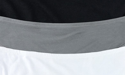 Hanky Panky Play Assorted 3-pack Thongs In White/so Coal/black