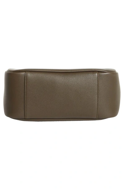 Saint Laurent Small Le 5 À 7 Leather Hobo In Light Musk