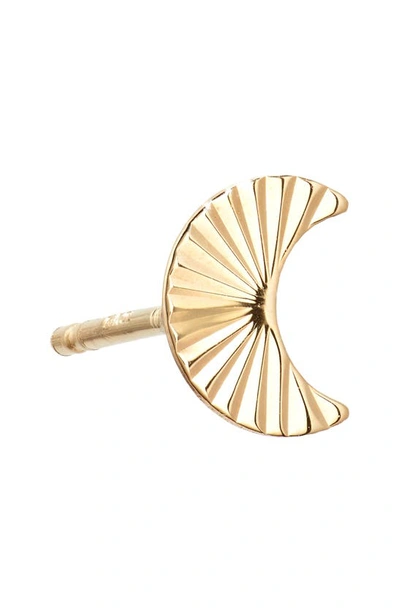 Bony Levy 14k Gold Moon Stud Earrings In 14k Yellow Gold