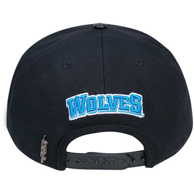 Shop Pro Standard Black Cheyney Wolves Arch Over Logo Evergreen Snapback Hat