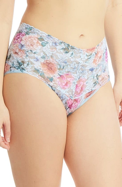 Shop Hanky Panky Floral Retro Lace Vikini In Tea For Two