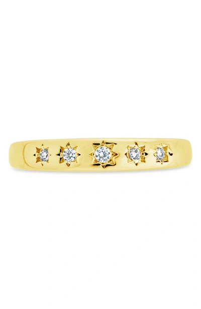 Sterling Forever 14k Gold Plated Lennon Ring In Gold