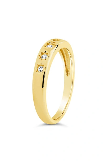 Sterling Forever 14k Gold Plated Lennon Ring In Gold
