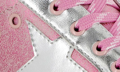 Shop Mia Kids' Sparklee Star Low Top Sneaker In Pink