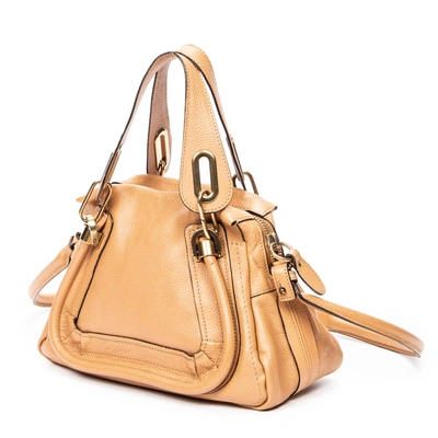 Chloé Small Paraty Bag In Beige