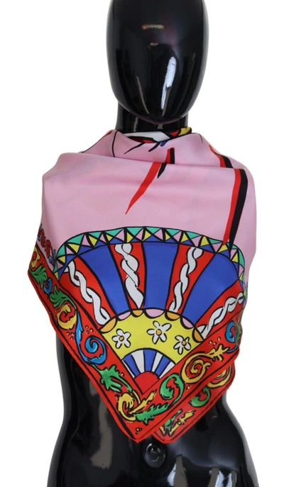 Shop Dolce & Gabbana Multi #dgloveslondon Silk Wrap Men's Scarf