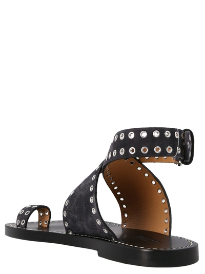 Shop Isabel Marant Jools Sandals Black